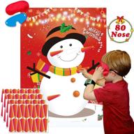 snowman christmas poster decorations supplies logo