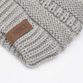 img 2 attached to ❄️ Winter Fleece Beanie Scarf: Perfect Girls' Accessory for Cold Weather