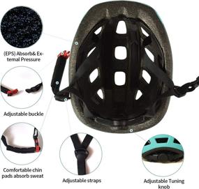 img 1 attached to 👶 Nesskin Kids Adjustable Helmet for 2-4 Year Old Toddlers, Unisex Multi-Sport Safety Cycling Skating Scooter Helmet