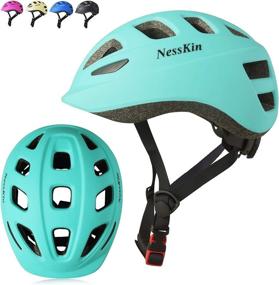 img 4 attached to 👶 Nesskin Kids Adjustable Helmet for 2-4 Year Old Toddlers, Unisex Multi-Sport Safety Cycling Skating Scooter Helmet