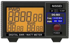 img 4 attached to 📻 DG-503 Цифровой LCD 3.5" SWR/Watt Meter HF 1.6-60МГц & VHF/UHF 125-525МГц 1-200Вт для двухсторонней радиосвязи от Fumei