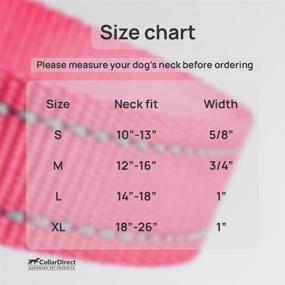 img 1 attached to 🐶 Reflective Dog Collar for Small, Medium, Large Dogs or Puppies with Quick Release Buckle - Designed for Boys and Girls - 48 Options in Durable Nylon, Suitable for Swimming