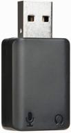 🎧 saramonic mini usb external sound card: usb-a to 3.5mm audio mic adapter for windows, mac, laptop, pc logo