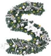 christmas ornaments snowflakes poinsettia decoration logo