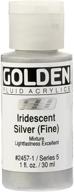 golden fluid acrylic paint ounce iridescent painting, drawing & art supplies logo