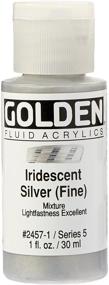 img 1 attached to Golden Fluid Acrylic Paint Ounce Iridescent Painting, Drawing & Art Supplies