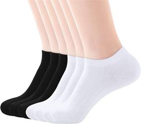 img 4 attached to 🧦 ROSEHONEY Womens Low Cut Ankle Athletic Short Socks - 6 Pairs of Lightweight Cotton Casual Socks