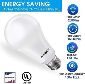 img 2 attached to 💡 High Lumen Non-Dimmable LED Bulb - Maximum Brightness of 2300 Lumens