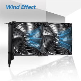 img 2 attached to 💻 Enhanced SCCCCF Dual 92mm Graphic Card Fans - Graphics Card Cooler - Video Card VGA Cooler - PCI Slot Fan GPU Cooler