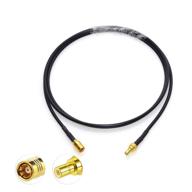 📻 enhance your sirius xm radio experience with eightwood satellite antenna adapter cable - 3ft smb male to smb female extension for car stereos logo