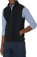 🧥 men's full-zip polar fleece vest by amazon essentials логотип