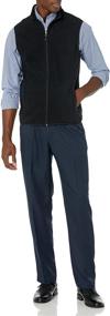 img 1 attached to 🧥 Men's Full-Zip Polar Fleece Vest by Amazon Essentials