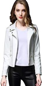 img 4 attached to Fitaylor Womens Motorcycle Leather Jackets