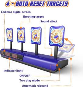 img 3 attached to Dynamic Electronic Shooting Blaster: Unleash Fun and Scoring for Kids Boys