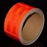 🔴 high-visibility red dot-c2 conspicuity reflective tape - 2 inches x 20 feet logo