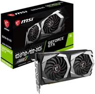 💥 msi gaming geforce gtx 1650 super gaming x - dual fan oc graphics card with 4gb gdrr6 vr ready & directx 12 support logo