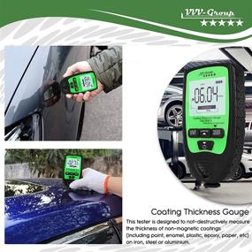 img 1 attached to 🚗 Automotive Magnetic Coating Thickness Tester