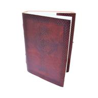 genuine leather bound journals celtic logo