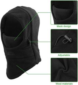 img 2 attached to Stay Warm & Protected with AMYIPO Children's Balaclava - Windproof Boys' Accessories in Hats & Caps