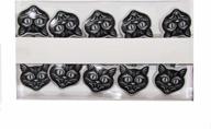 🎃 spooky delight: kurt adler 10 orange flicker led black cat light set логотип