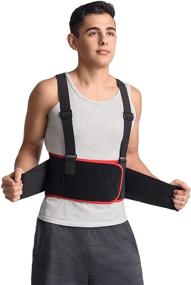 img 4 attached to Breathable Support Detachable Suspenders IBS 3000