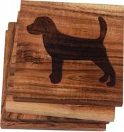 🐶 exquisite engraved coasters: discover a range of beagle breed designs! logo