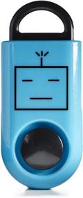 img 3 attached to B A S U eAlarm: Американский #1 надежный премиальный чрезвычайный сигнал тревоги для безопасности, показанный по ТВ, в комплекте батарейка и карабин (синий)