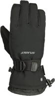 🔥 stay warm in style: seirus innovation heatwave zenith gloves for men logo