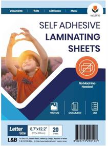 img 4 attached to 🖇️ Easy-to-Use VIOLETTO Self Adhesive Laminating Sheets - No Machine Required!