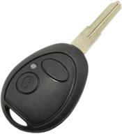 🔑 premium horande keyless entry replacement key fob cover case - custom fit for 1999-2001 land rover discovery remote control key fob shell logo