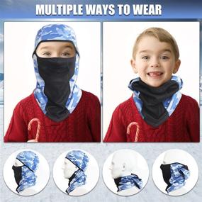 img 2 attached to Waterproof Snowboarding Accessories for Girls - Pixel Bear Camouflage