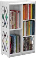 📚 rerii bookcase: versatile 5-cube storage organizer for kids, bedroom, living room and office décor in white логотип