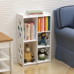 img 1 attached to 📚 Rerii Bookcase: Versatile 5-Cube Storage Organizer for Kids, Bedroom, Living Room and Office Décor in White