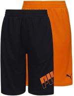 puma performance graphic short black boys' clothing logo