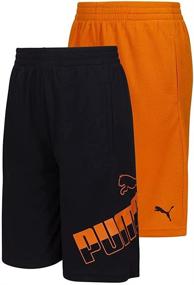 img 2 attached to PUMA Performance Graphic Short Black Boys' Clothing