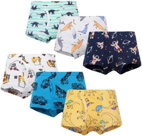 img 3 attached to Soft and Comfortable Multipack of Little Boys' Cotton Brief Underwear