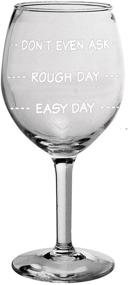 img 2 attached to 🍷 Funny Guy Mugs Don't Even Ask Measuring Wine Glass - Hilarious 11-Ounce Gift for Women: Mom, Daughter, Wife, Aunt, Sister, Girlfriend, Teacher, or Coworker