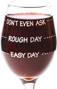 img 4 attached to 🍷 Funny Guy Mugs Don't Even Ask Measuring Wine Glass - Hilarious 11-Ounce Gift for Women: Mom, Daughter, Wife, Aunt, Sister, Girlfriend, Teacher, or Coworker