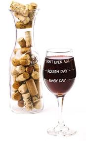 img 3 attached to 🍷 Funny Guy Mugs Don't Even Ask Measuring Wine Glass - Hilarious 11-Ounce Gift for Women: Mom, Daughter, Wife, Aunt, Sister, Girlfriend, Teacher, or Coworker