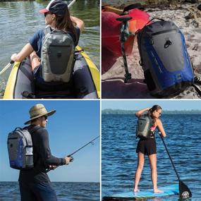 img 1 attached to 🎒 Xelfly Submersipack Waterproof Backpack: Ultimate Gear for Kayaking, Fishing, Boating, and More!