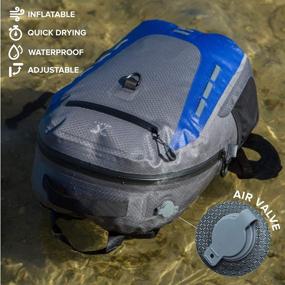 img 3 attached to 🎒 Xelfly Submersipack Waterproof Backpack: Ultimate Gear for Kayaking, Fishing, Boating, and More!
