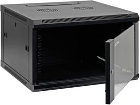 img 4 attached to 🖥️ AEONS 6U Серверный сетевой стеллаж - 19-дюймовый настенный сетевой шкаф в черном цвете (полностью собранный)