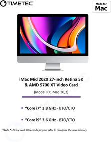 img 3 attached to 🖥️ Timetec 16GB DDR4 RAM Обновление для Apple iMac Mid-2020 (20,1 / 20,2) и Mid-2019 (19,1) | 27-дюймовый Retina 5K-дисплей | Late 2018 Mac Mini (8,1) | PC4-21333 / PC4-21300 SODIMM Совместимо с MAC