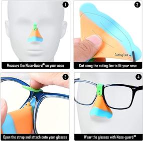 img 3 attached to 🕶️ UV Nose Guards for Glasses: Ultimate Sun Protection Shield for Your Nose - Set of 3 Upgraded Nose UV Guards (2021) - UPF 50+