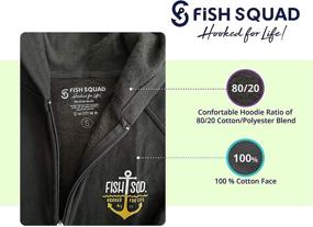 img 2 attached to 🐠 Fish Squad offers a wide range of fleece jackets/hoodies including Rainjackets, Zippered Hoodies, and Camo Hoodies for toddlers, kids, youth, boys, and girls.