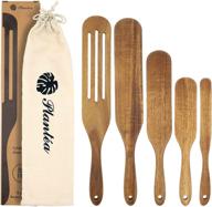 🌿 plantéa acacia wooden spurtle set: premium wood utensils for stirring, mixing, whisking & serving - as seen on tv logo