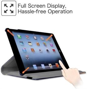 img 1 attached to 🏖️ Enhanced iPad Mini 1/2/3 Smart Case: 360 Degree Rotating Multi-Angle Viewing Folio Stand for Apple iPadMini 1st/2nd/3rd Generation Beach Edition