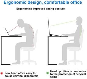 img 2 attached to CALIDAKA Ergonomic Invisible Portable Magnetic Laptop Accessories