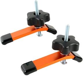 img 4 attached to 🔩 O'SKOOL T-Track Hold Down Clamps: 2 Pack Kit for CNC Router, 5-1/2” L x 1-1/8” Width - Efficient & Reliable Clamp Solution