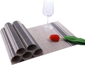 img 1 attached to 🔥 Heat Resistant Placemats by Sunshine Fashion Inc.